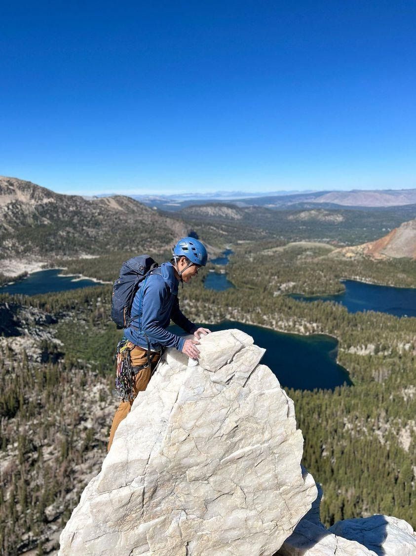 Nathan Lee on Crystal Crag